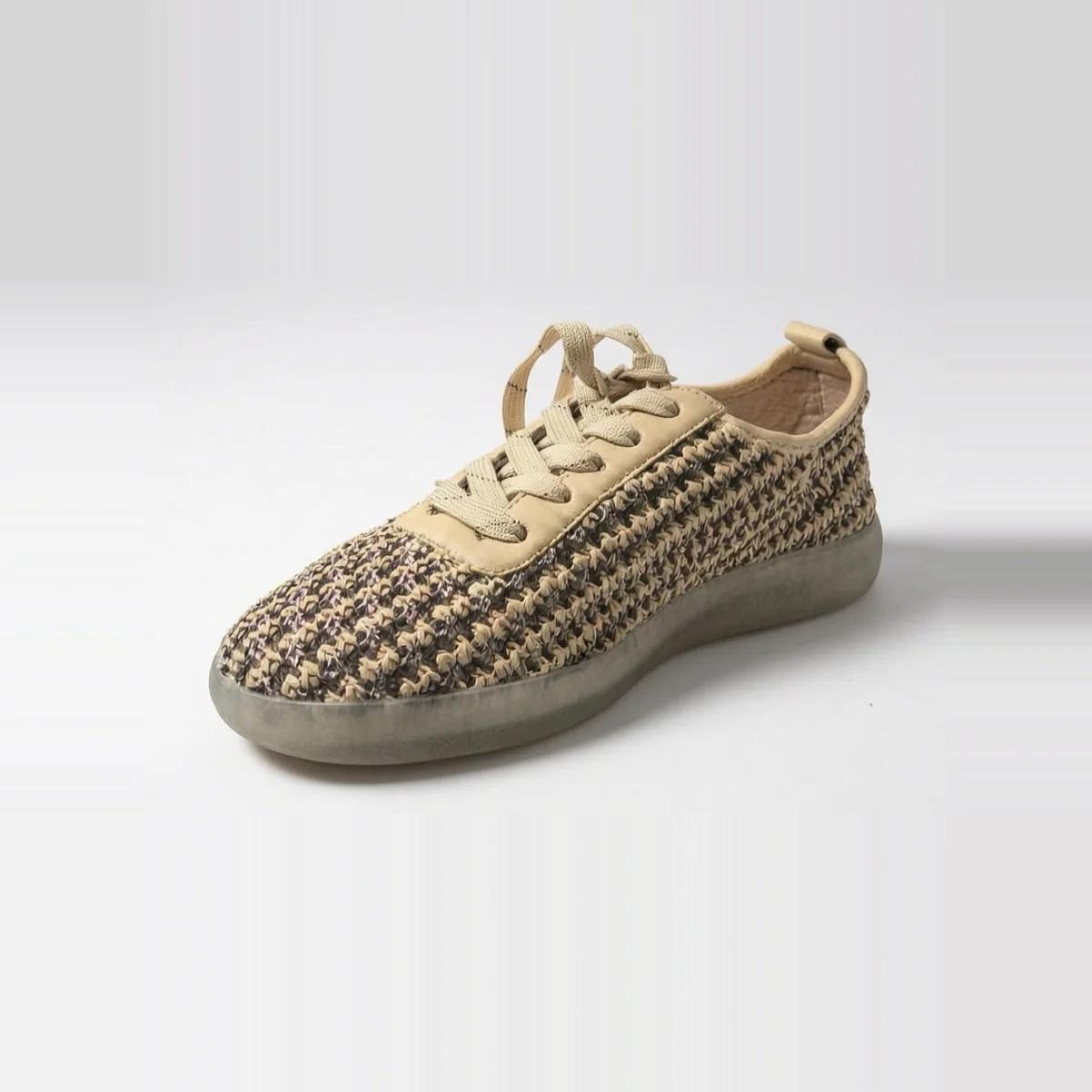 Houndstooth Woven Sneaker