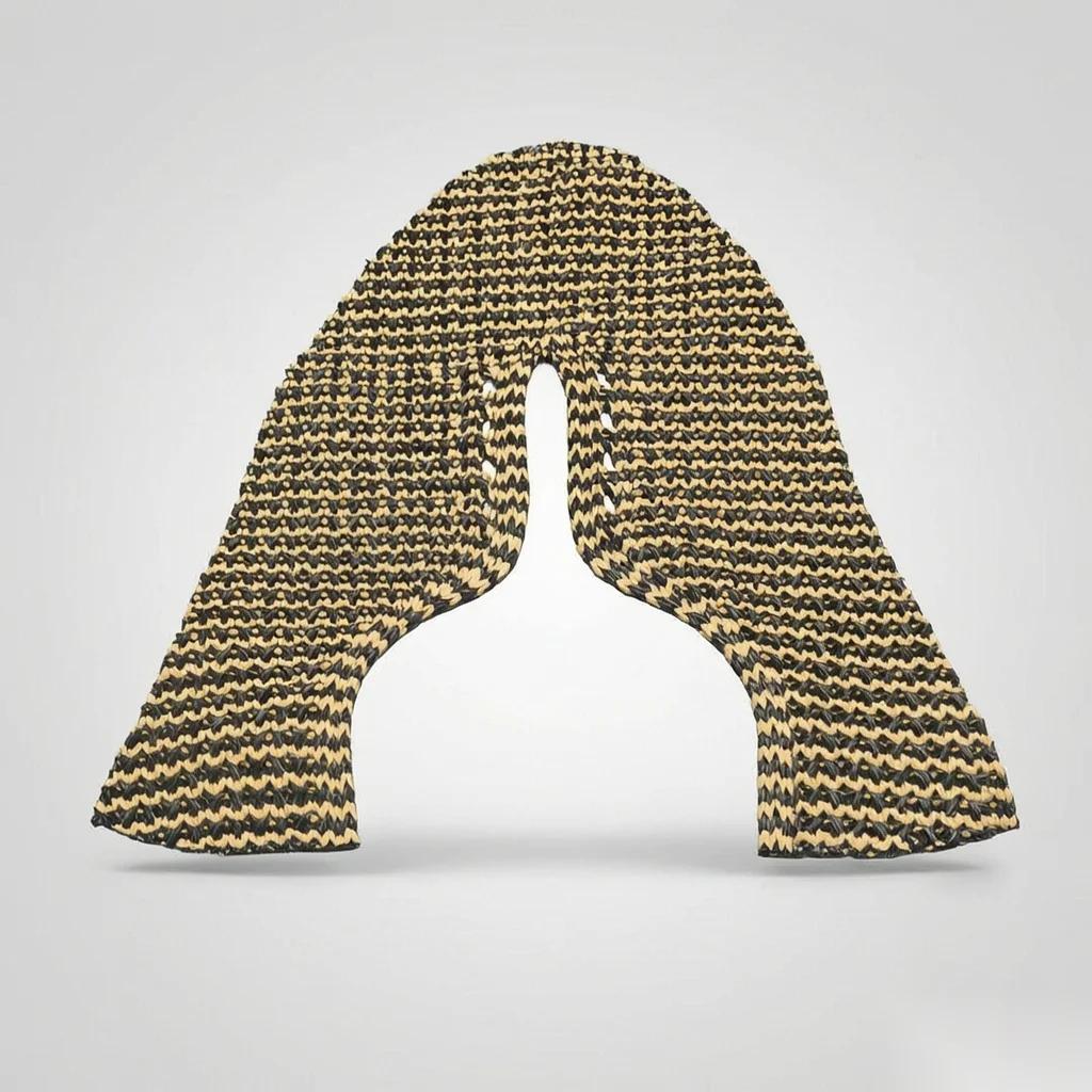 Black-Yellow Woven Upper