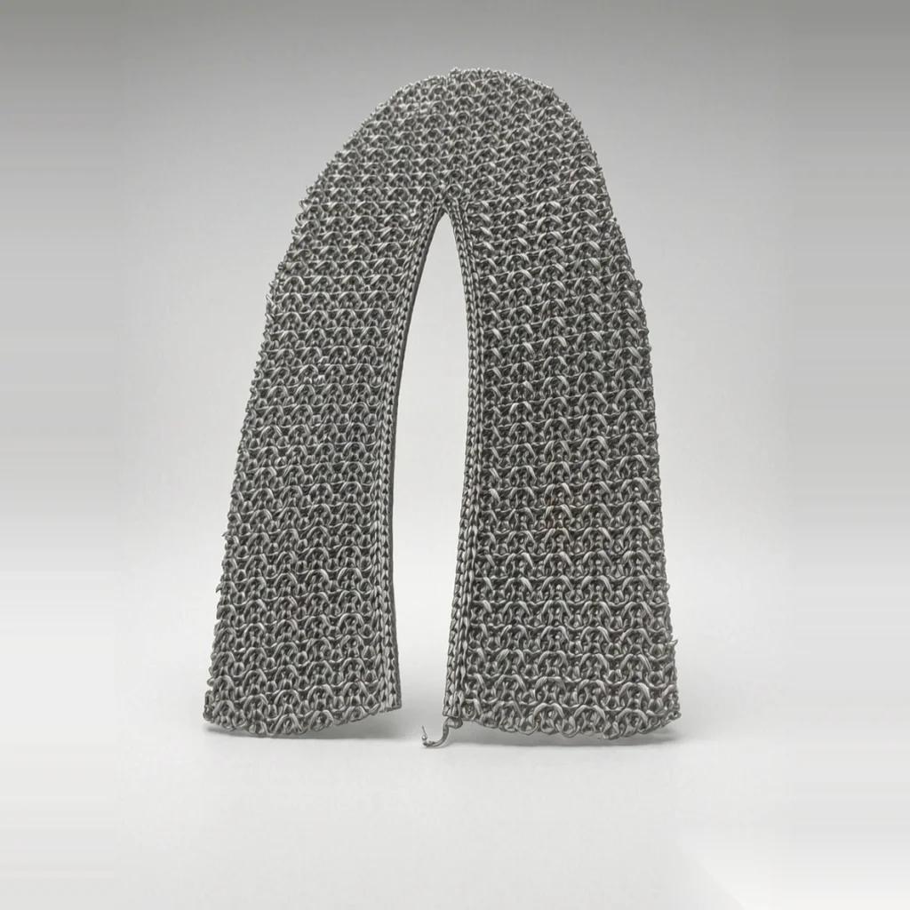 Grey-Silver Chainmail Upper