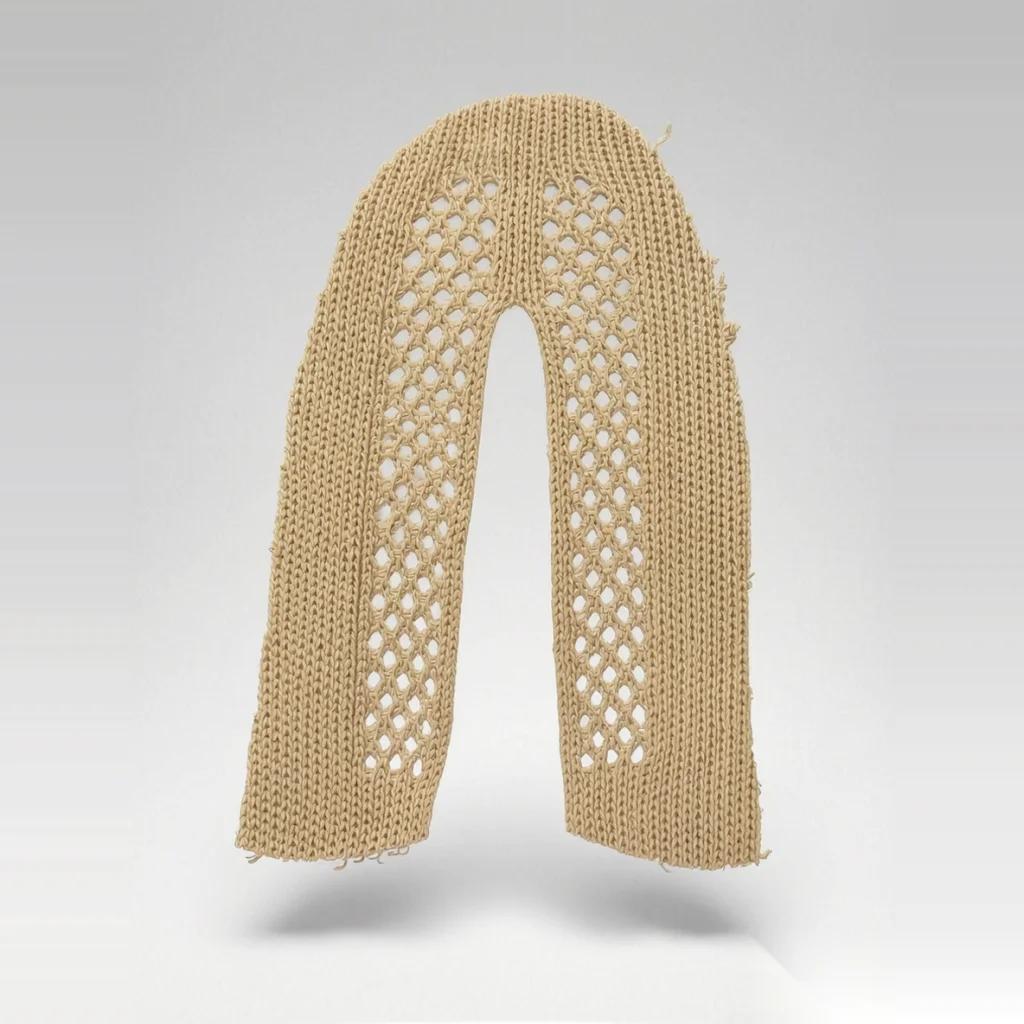 Beige Knit Upper