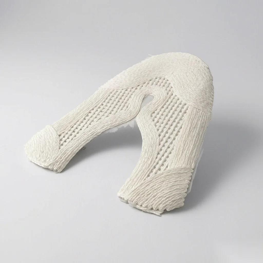 White Woven Knot Upper