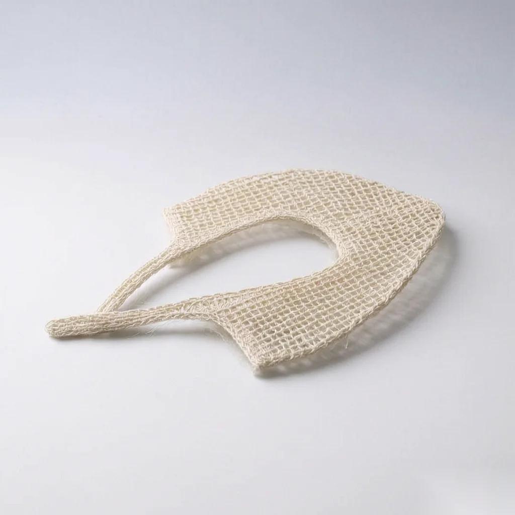 Beige Woven Mesh Upper