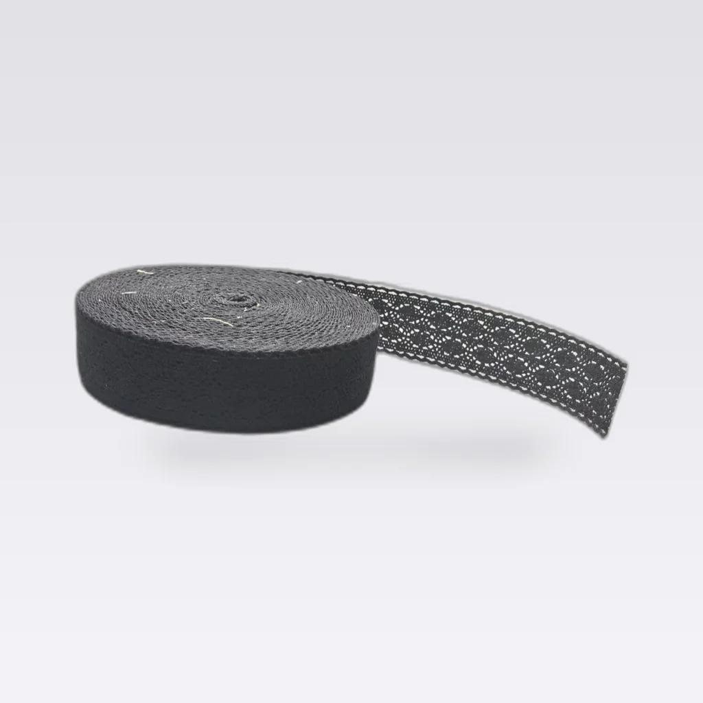 Black Hollow Binding Tape