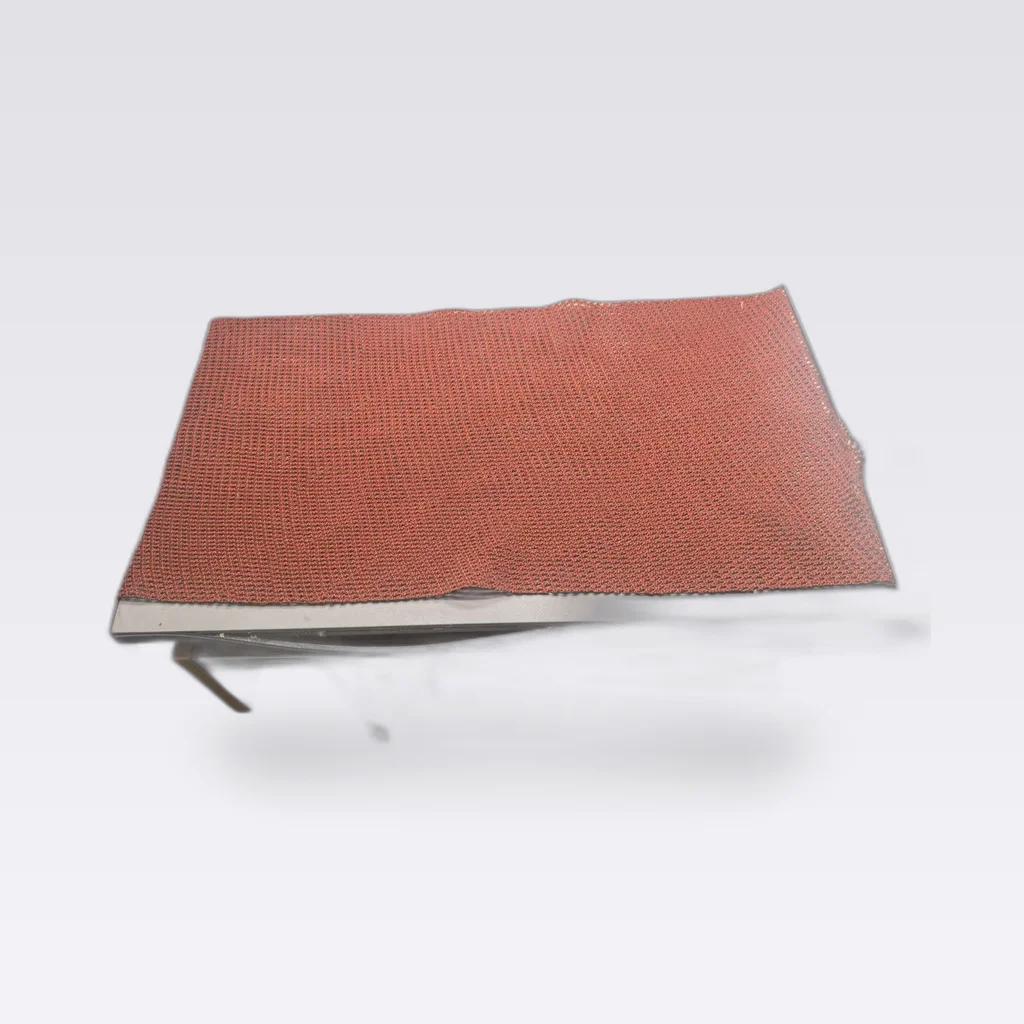 Brick Red Diamond Knit Fabric