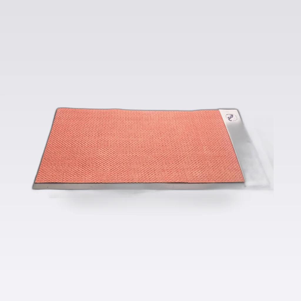 Orange Plain Weave Fabric