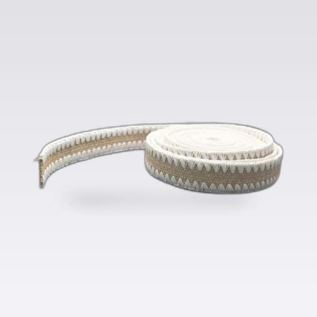Black Silver Thread Binding Tape
